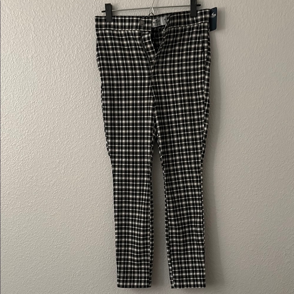 Black and White Plaid Pants
